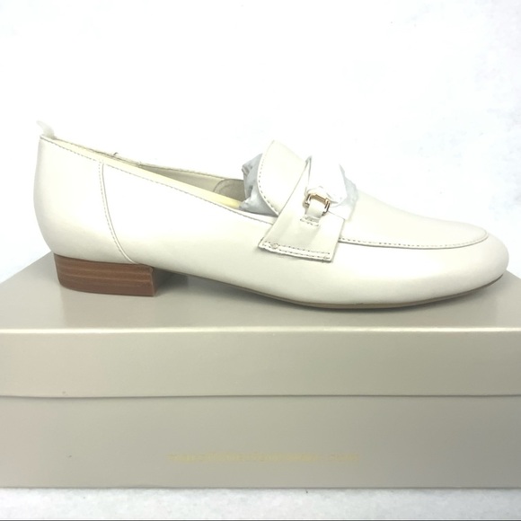 Marc Fisher Ebera Ivory Leather Size 7.5 - Picture 5 of 5